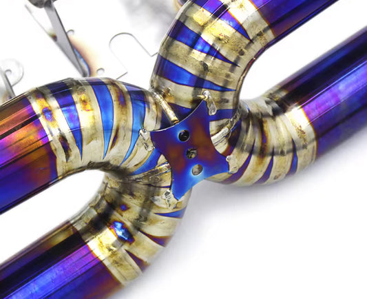 Titanium Valved Exhaust + Downpipes for Corvette Stingray Z51 (C8)