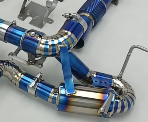 Titanium Exhaust System with Downpipes For Corvette Z06 (2019–2023)