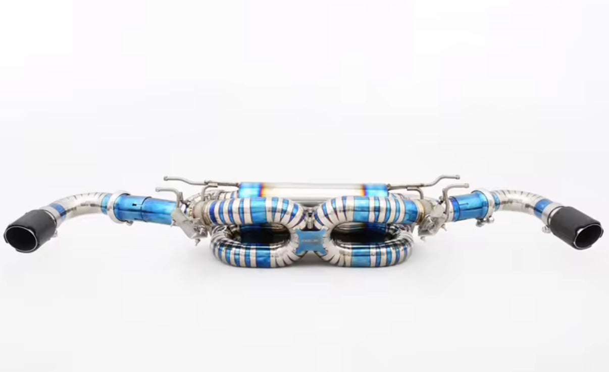 Titanium Exhaust System for 
Aston Martin V8 Vantage