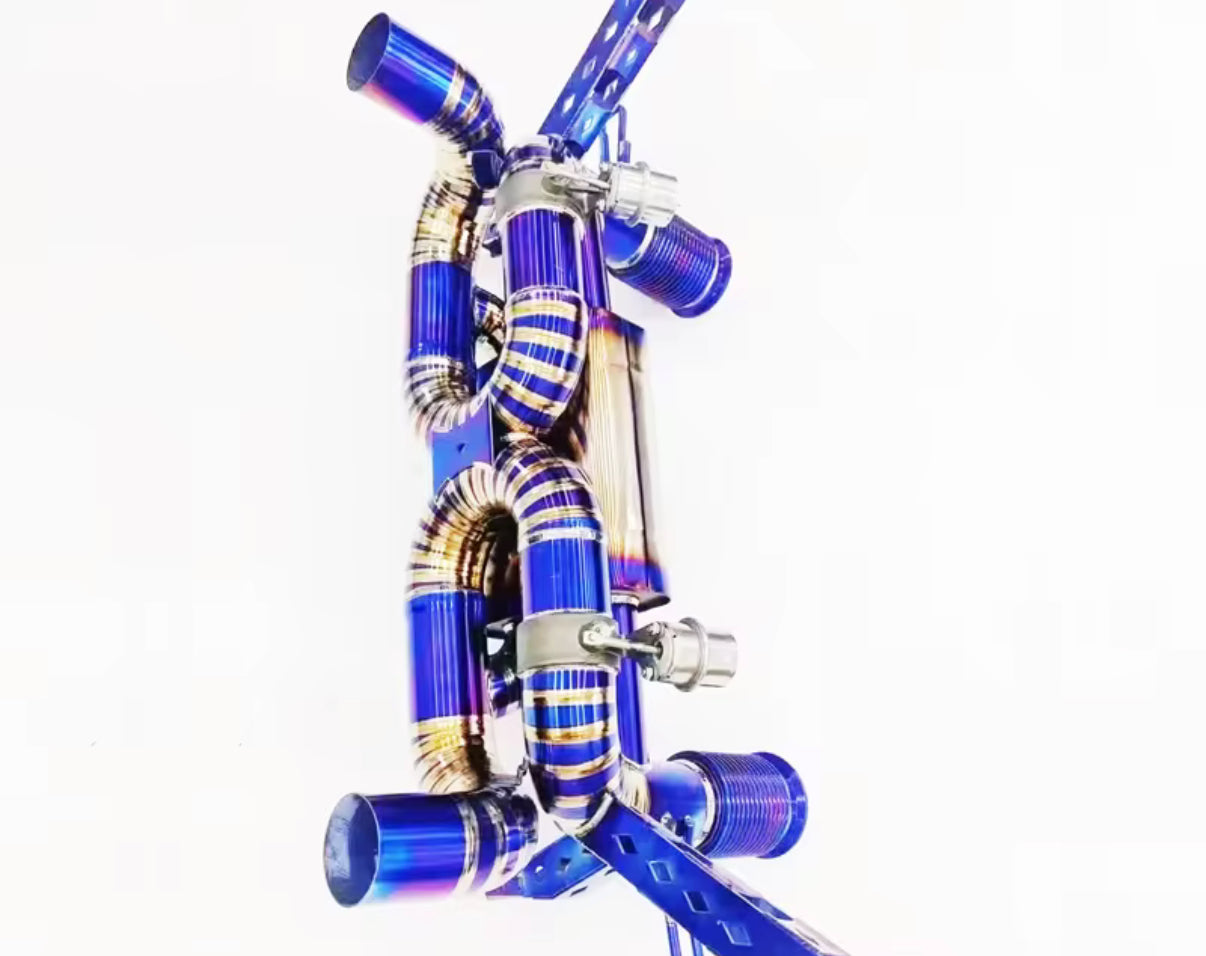 Titanium Exhaust System for 
Lamborghini Huracán EVO Spyder 2019+